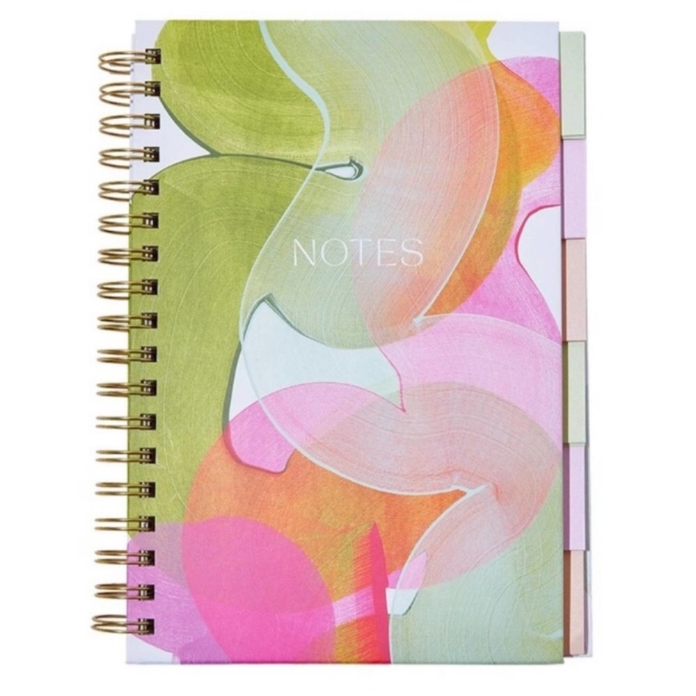 Studio Oh! Edith Notebook multicolored lined notebook with dividers and pocket